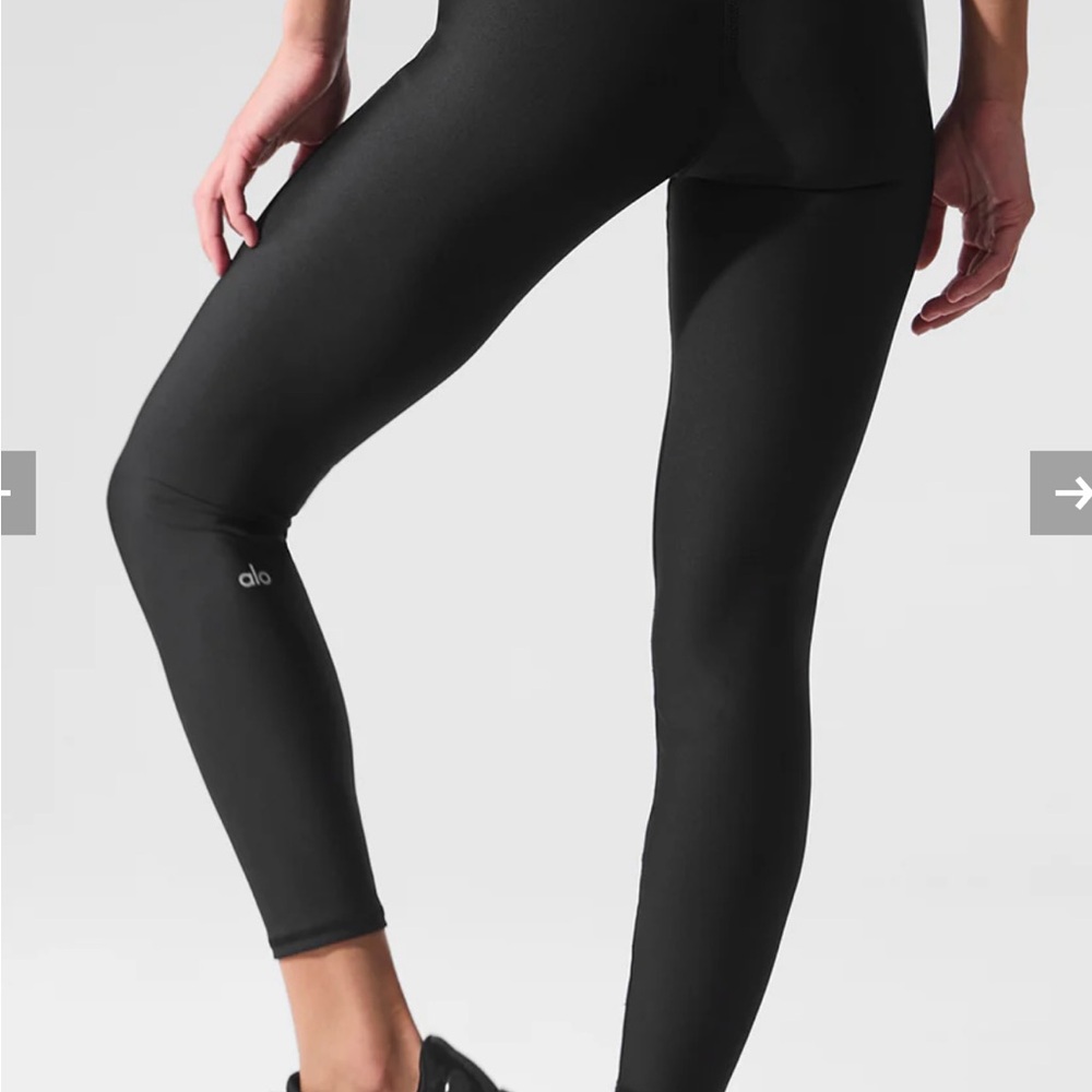 ALO Yoga 7/8 High-Waist Airlift Legging, Size M, Black